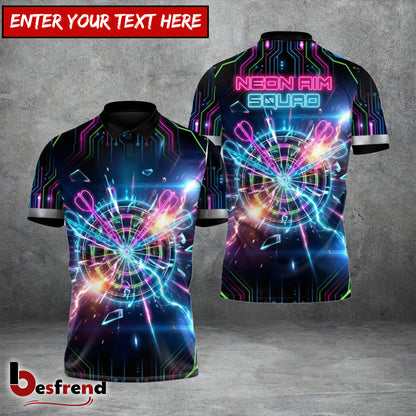 Besfrend Neon Aim Squad Darts 3D Shirt