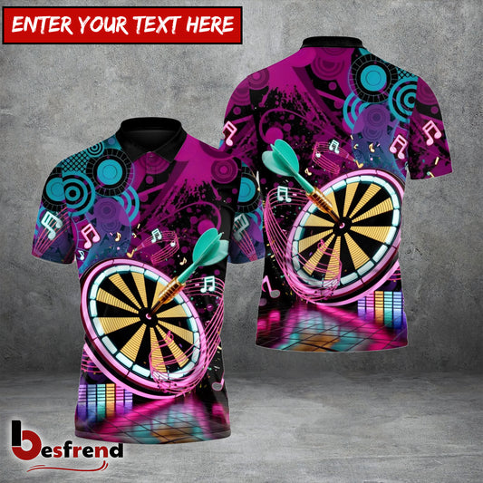 Besfrend Neon EDM Music Darts Blast 3D Shirt
