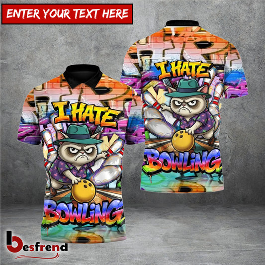 Besfrend No Mercy on the Lanes Bowling 3D Shirt