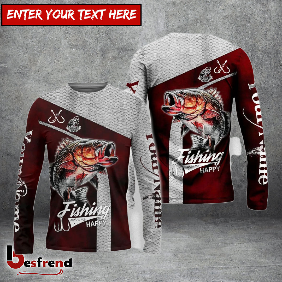 Besfrend Personalized Crappie Fishing Green Line Sport Jersey Fishing Shirts