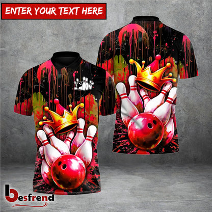 Besfrend Royal Strikeout Bowling 3D Shirt