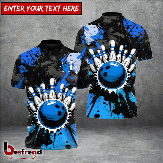 Besfrend Storm Splash Bowling 3D Shirt