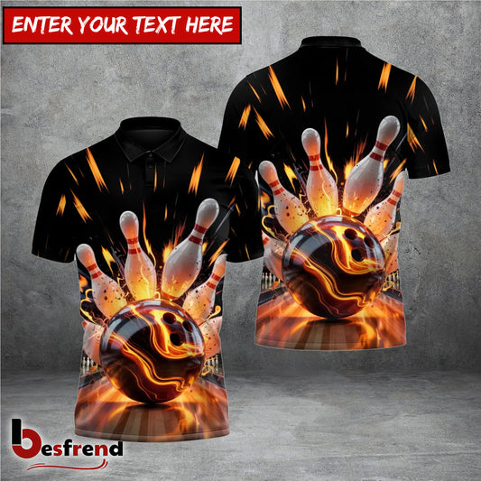 Besfrend Thunder Roll Bowling 3D Shirt