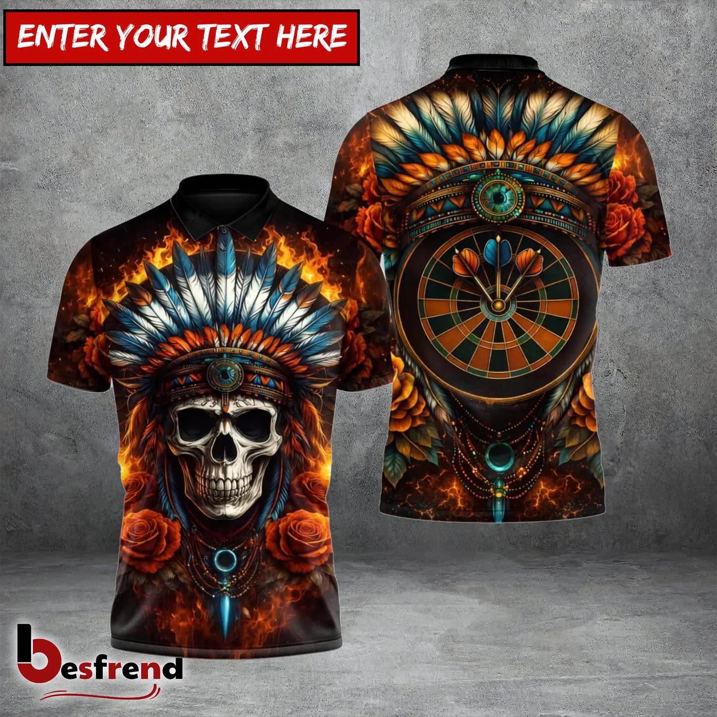 Besfrend Tribal Dartlord 3D Shirt