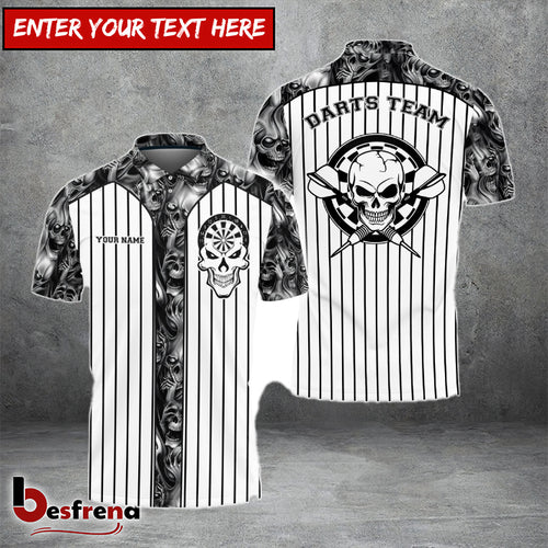Besfrend Tribal Metal Skull Custom Darts Shirts