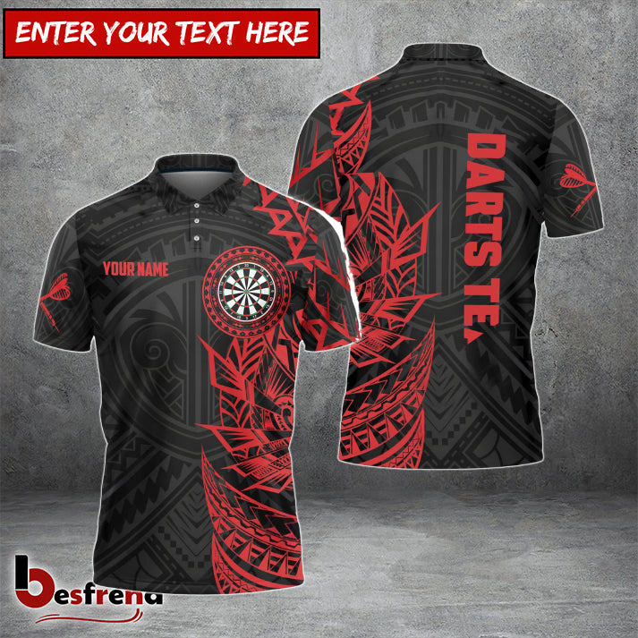 Besfrend Tribal Tattoo Red Black Custom Darts Shirts