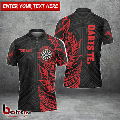 Besfrend Tribal Tattoo Red Black Custom Darts Shirts