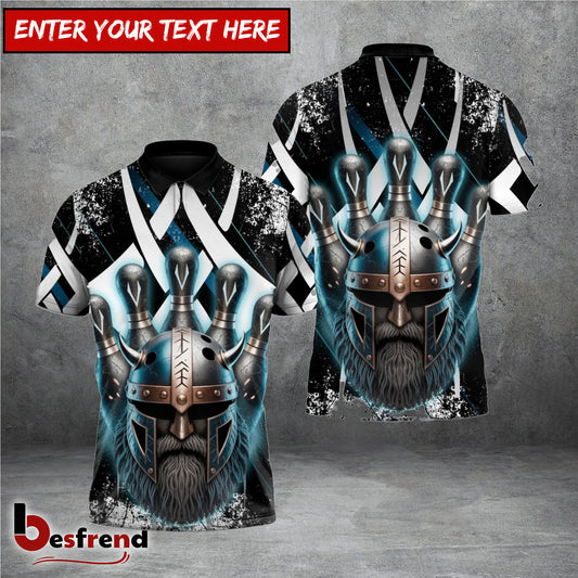 Besfrend Viking Pin Crusher Bowling 3D Shirt