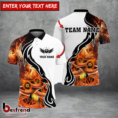 Besfrend  Billiards Artist Personalized Name 3D Shirt