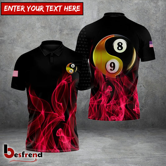 Besfrend  Billiards Ball 89 Heavenly Flame 3D Shirt