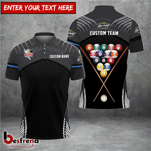 Besfrend  Billiards New Sport Personalized Name Team Name Unisex Shirt