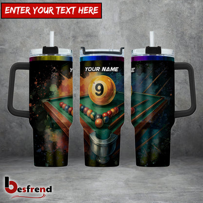 Besfrend  Billiards Pool 9 Tumblers 30oz