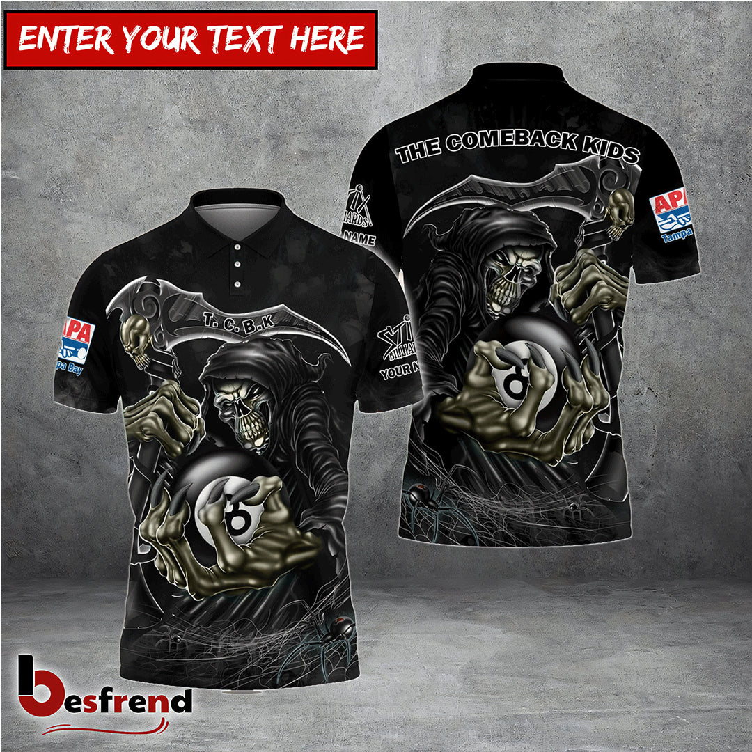 Besfrend  Billiards T.C.B.K Personalized Shirt