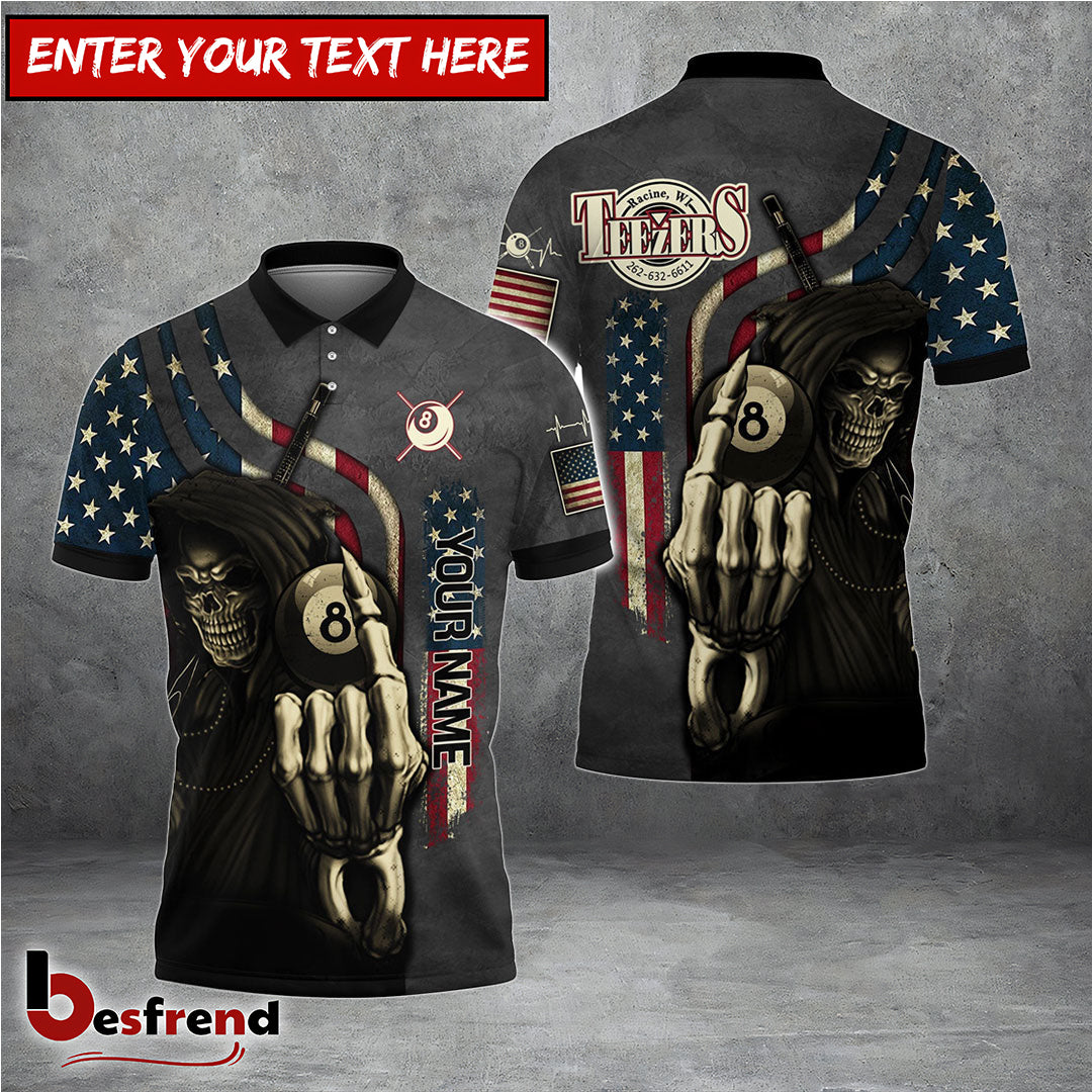 Besfrend  Billiards Teezers Logo Personalized Shirt
