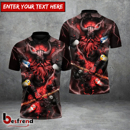 Besfrend  Billiards Viking Thunder 3D Shirt