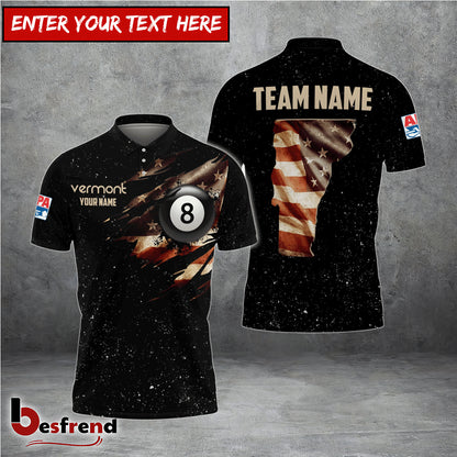 Besfrend  Billiards West Virginia Personalized 3D Shirt