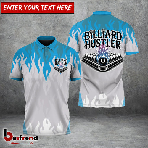Besfrend  Blue Heat 8 Ball Billiards 3D Shirt