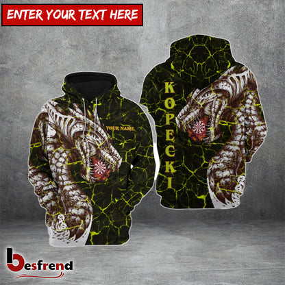 Besfrend  Dart Dragon Personalized Name 3D Hoodie