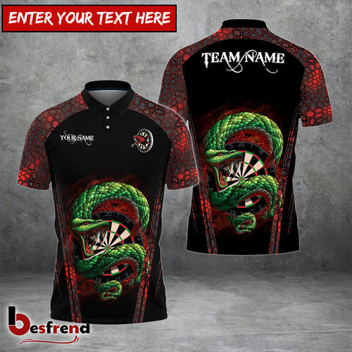 Besfrend  Darts Snake Personalized Name Team Name 3D Shirt