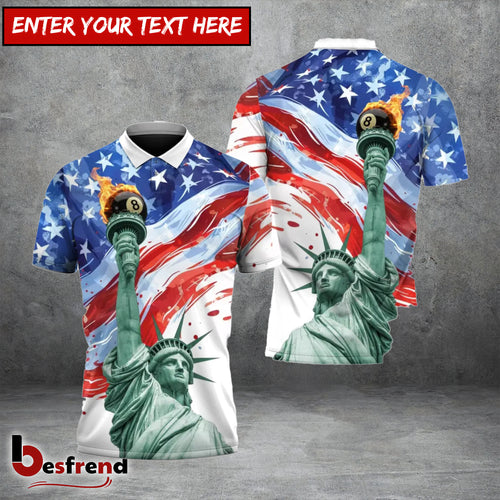 Besfrend  Freedom’s Final Shot 8 Ball Billiards 3D Shirt