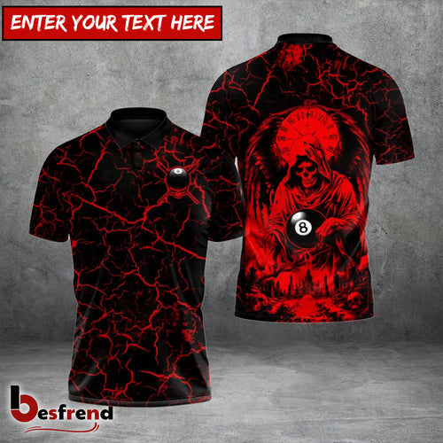 Besfrend  Game Over Time 8 Ball Billiards 3D Shirt