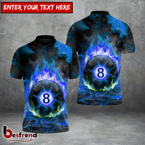 Besfrend  Hellfire 8 Ball Billiards 3D Shirt