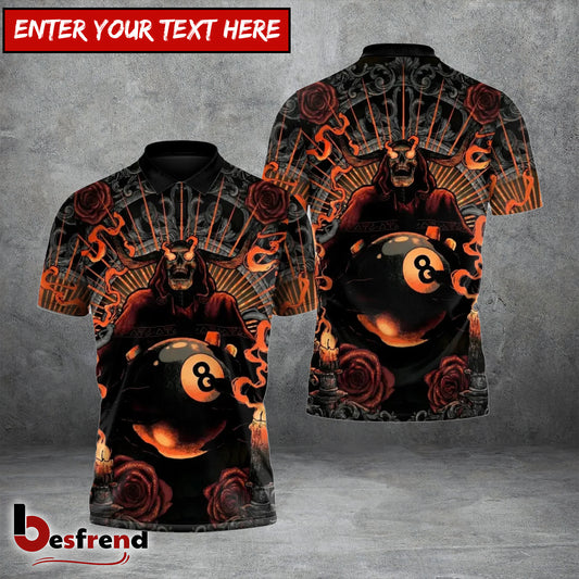 Besfrend  Inferno 8 Ball Billiards 3D Shirt
