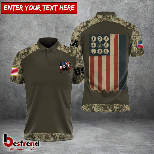 Besfrend  Patriot Aim Billiards 3D Shirt