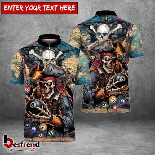 Besfrend  Pirate Skull Billiards Master 3D Shirt