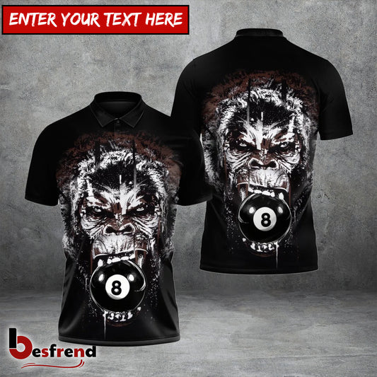Besfrend  Primal Rage 8-Ball 9-Ball Billiards 3D Shirt