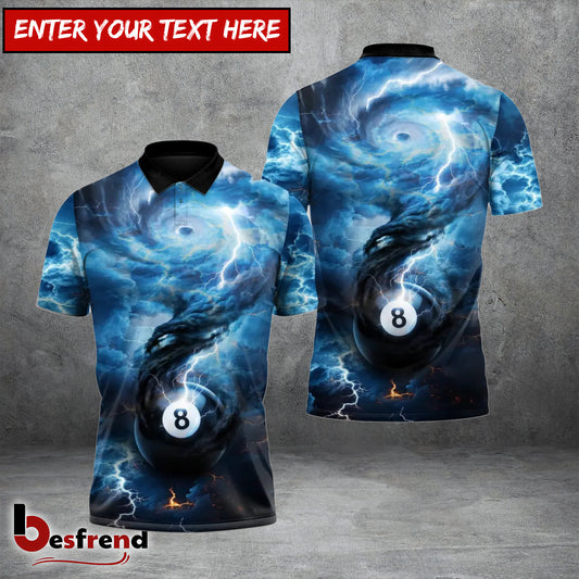 Besfrend  Stormbound 8 Ball Billiards 3D Shirt