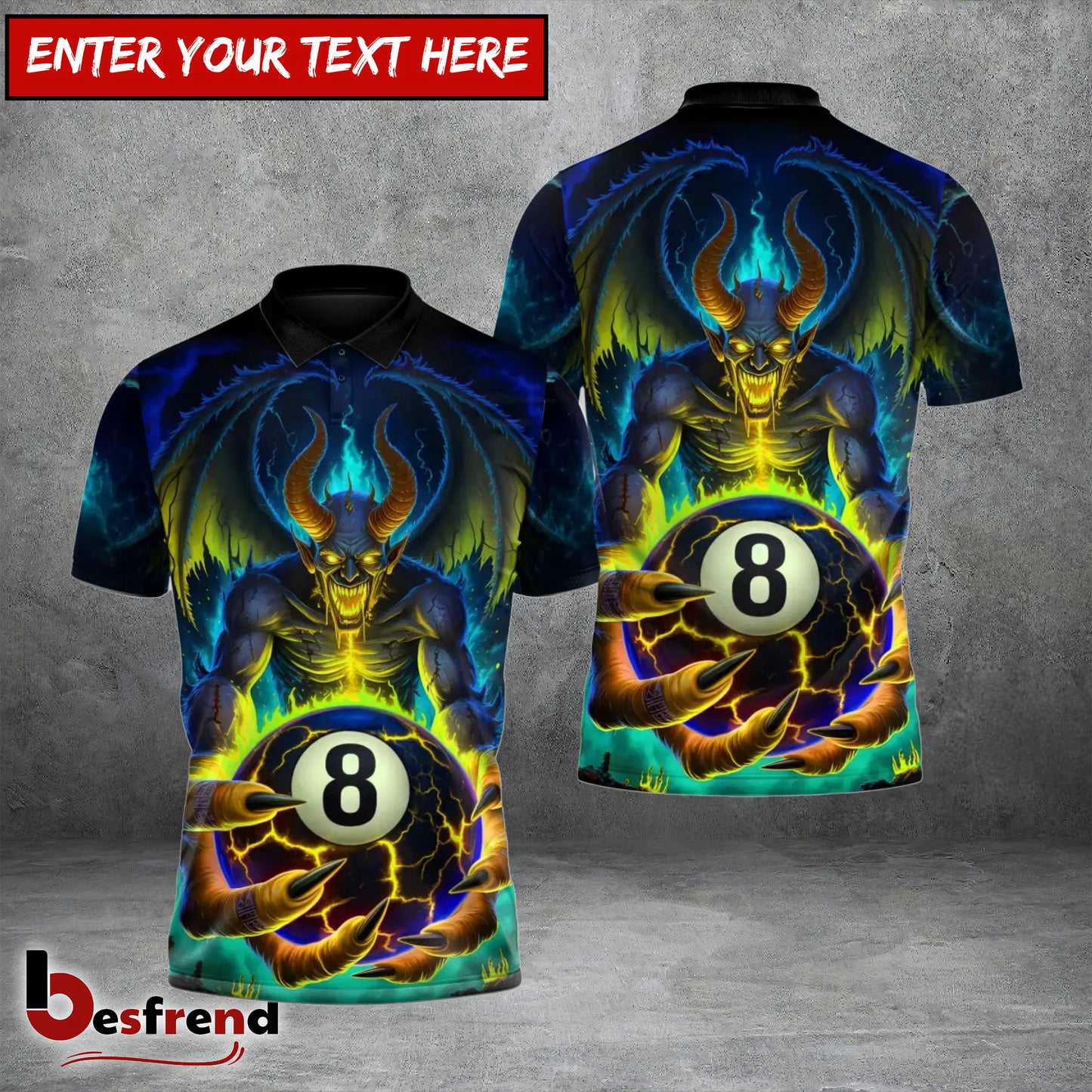 Besfrend  The Final Shot of the Black 8 Ball Billiards 3D Shirt