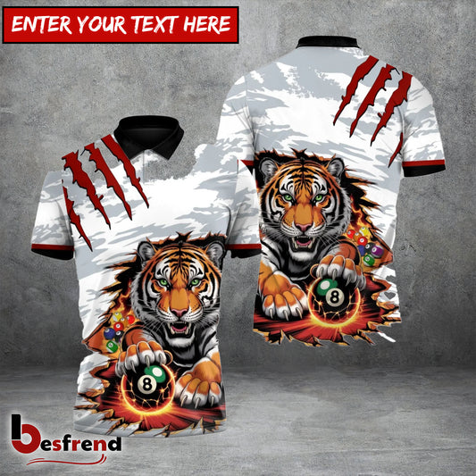 Besfrend  Tiger Dominion 8 Ball Billiards 3D Shirt