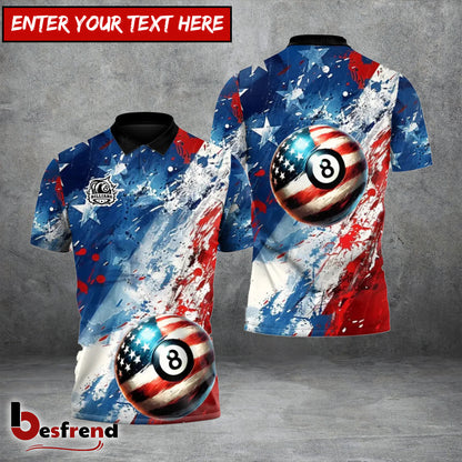 Besfrend  USA Break 8 Ball Billiards 3D Shirt