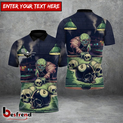 Besfrend  Undead 8-Ball Nightmare Billiards 3D Shirt